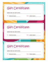 Gift Certificates image